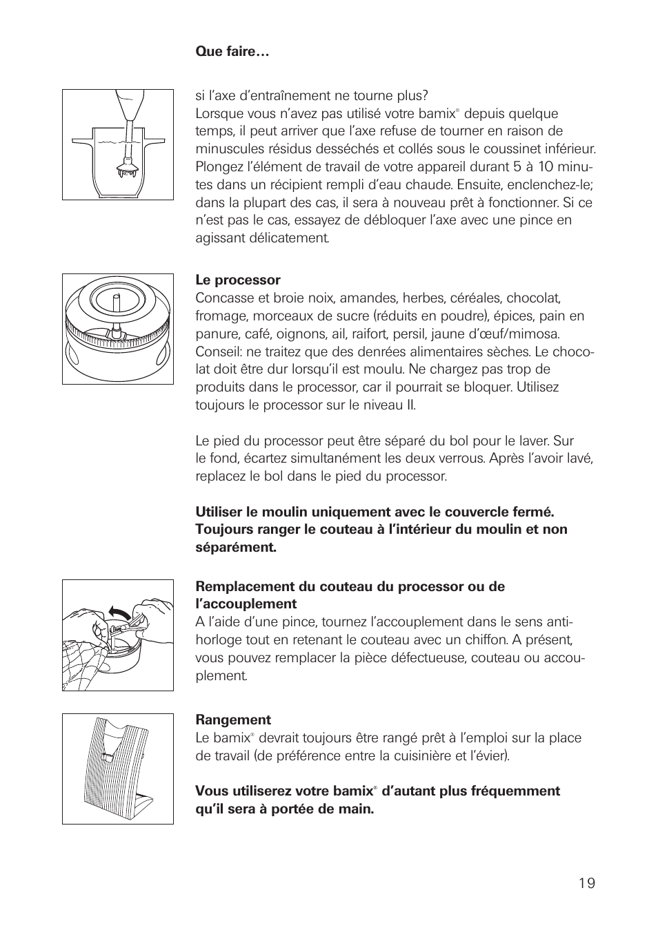 bamix SwissLine User Manual | Page 19 / 40