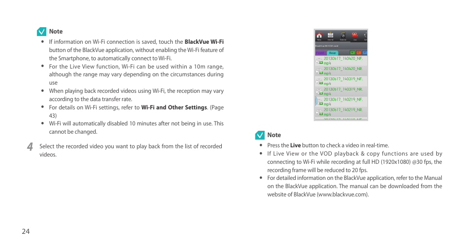 BlackVue DR750LW-2CH V.3.00 User Manual | Page 24 / 54