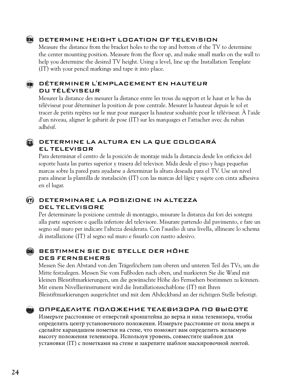 Bell'O 7640 User Manual | Page 24 / 52