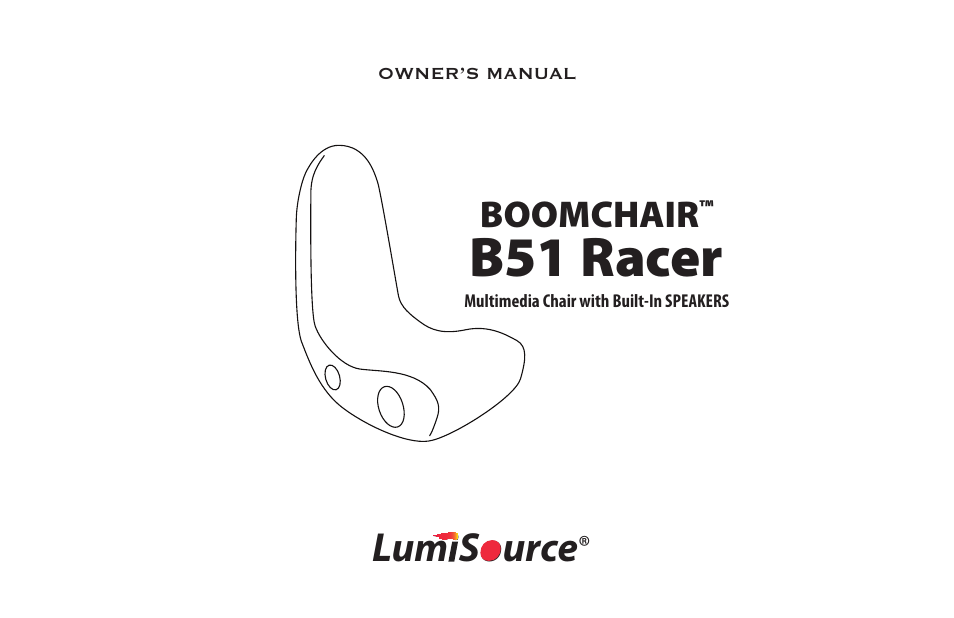 BoomChair B51 User Manual | 12 pages