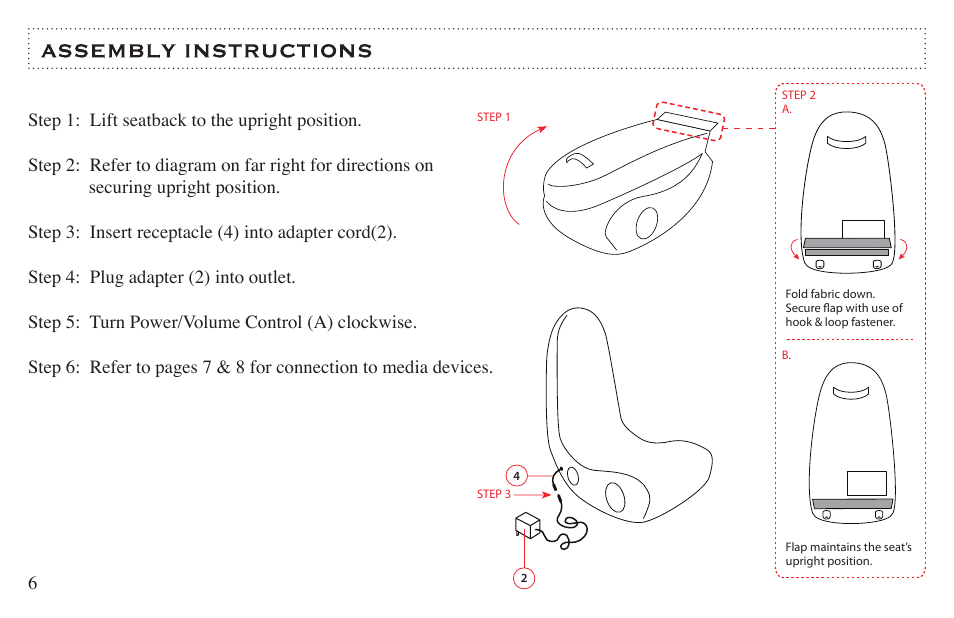 BoomChair B51 User Manual | Page 6 / 12