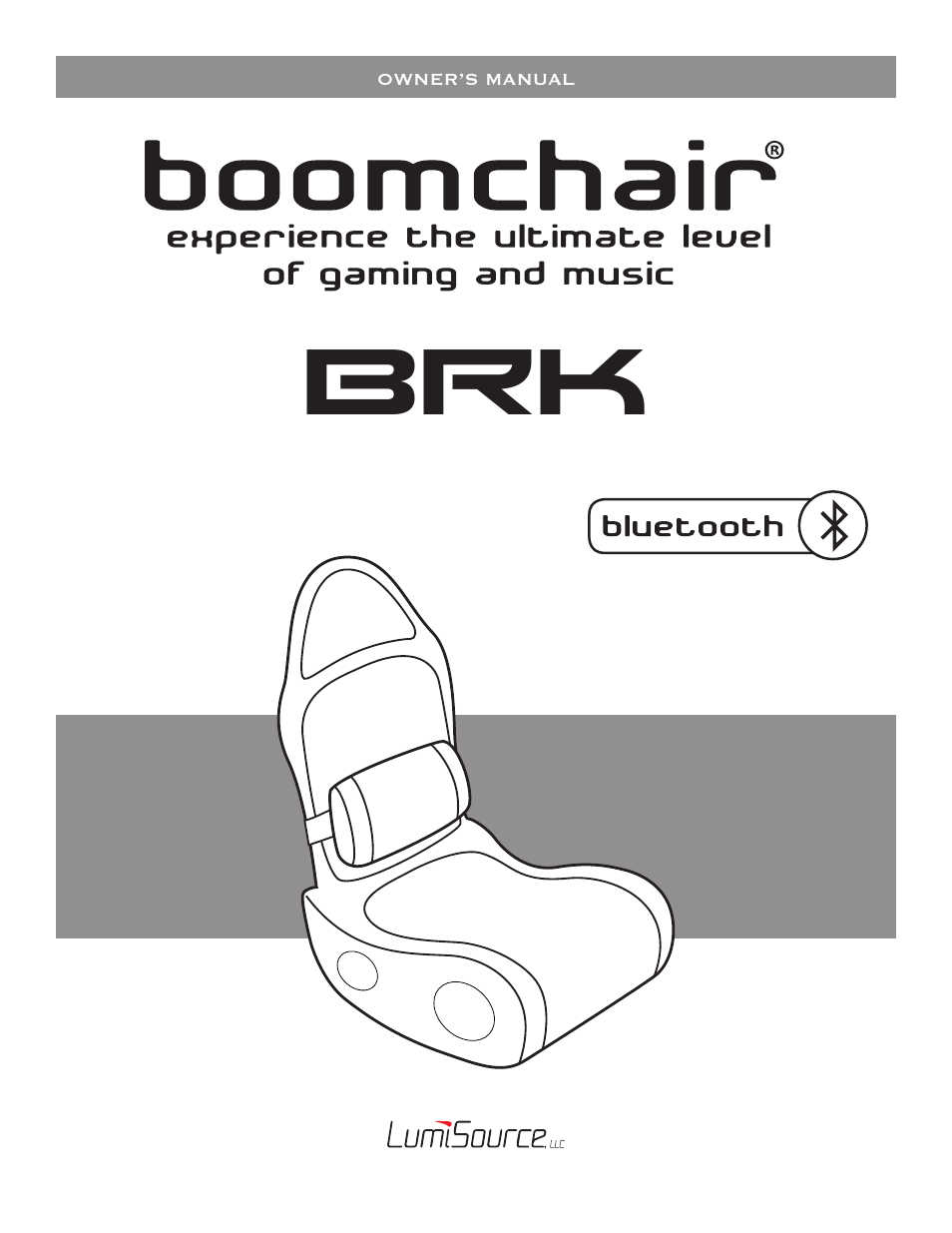 BoomChair BRK User Manual | 8 pages