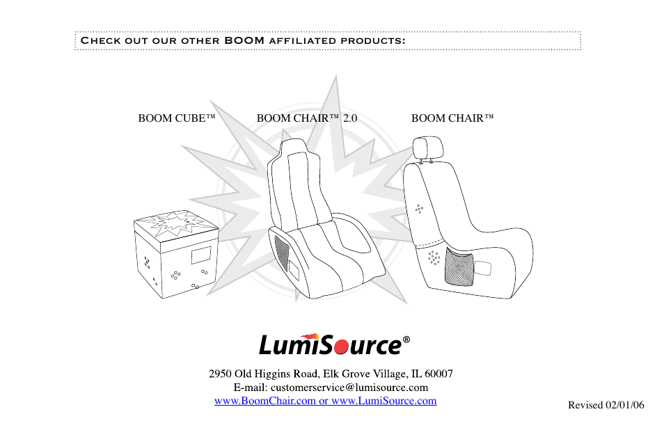 BoomChair 2.0 User Manual | Page 12 / 12