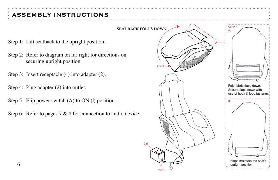 BoomChair 2.0 User Manual | Page 6 / 12
