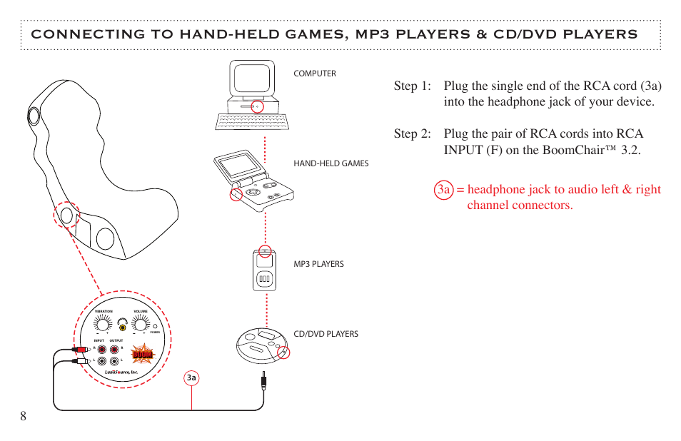 Step 1: step 2 | BoomChair 3.2 User Manual | Page 8 / 12