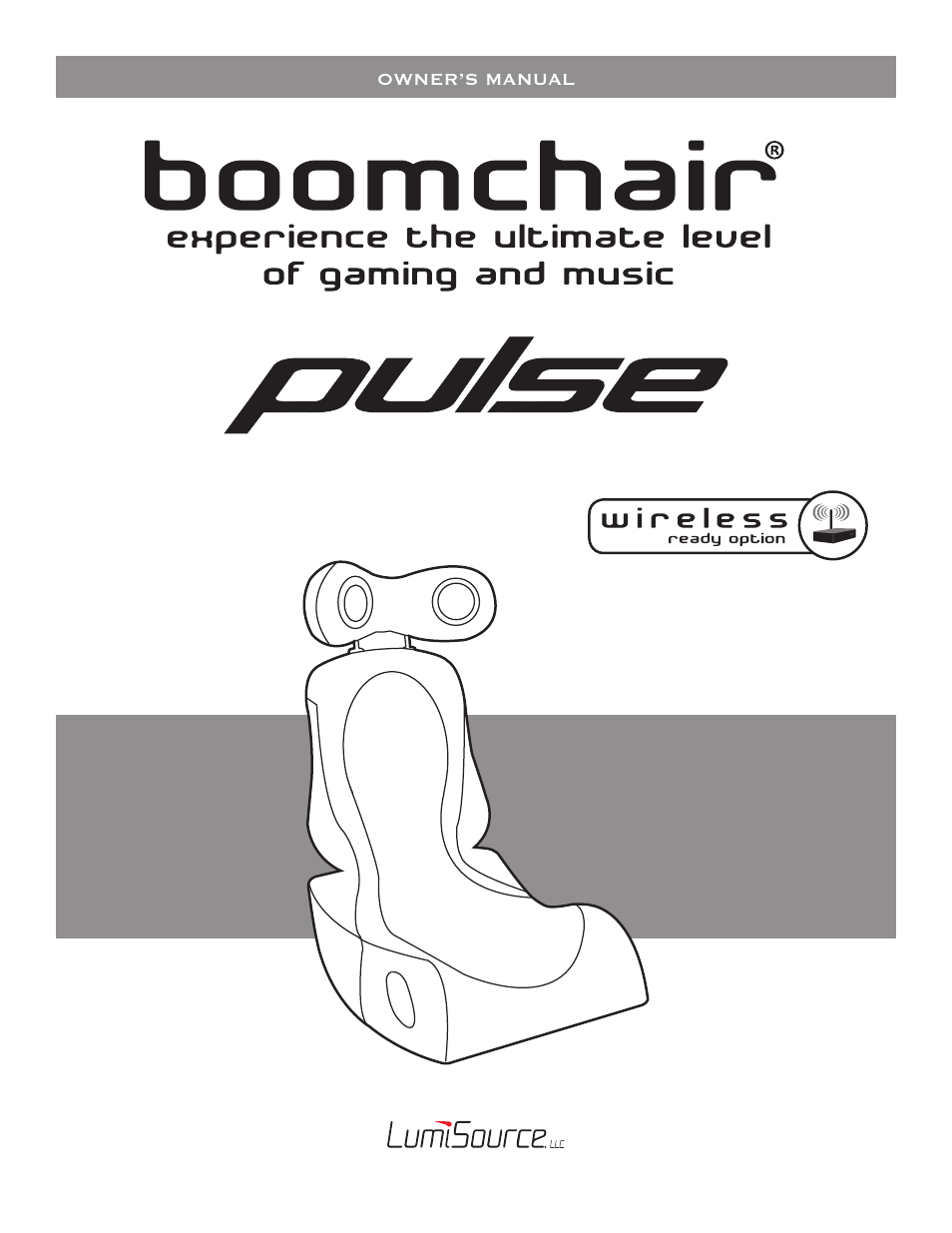 BoomChair Pulse - 2nd Generation User Manual | 8 pages