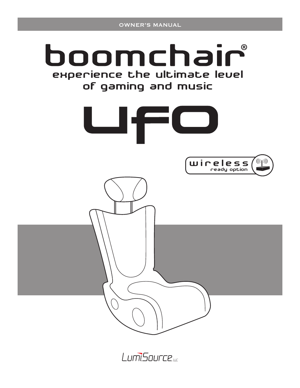 BoomChair UFO User Manual | 8 pages