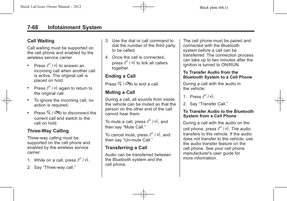 Buick 2012 LaCrosse User Manual | Page 242 / 496