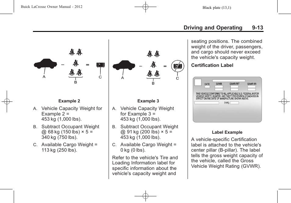 Buick 2012 LaCrosse User Manual | Page 279 / 496