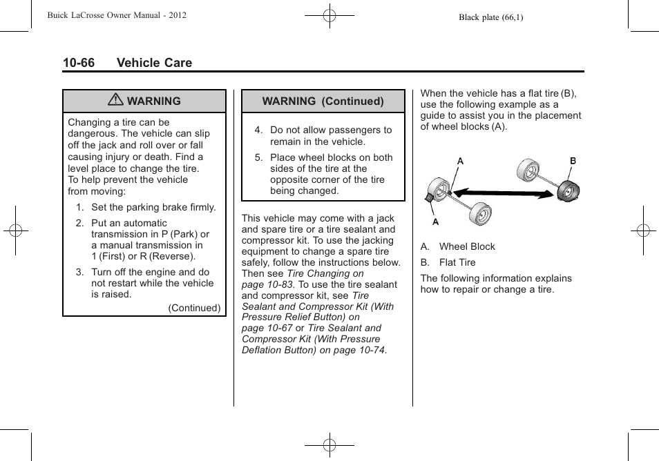 Buick 2012 LaCrosse User Manual | Page 392 / 496
