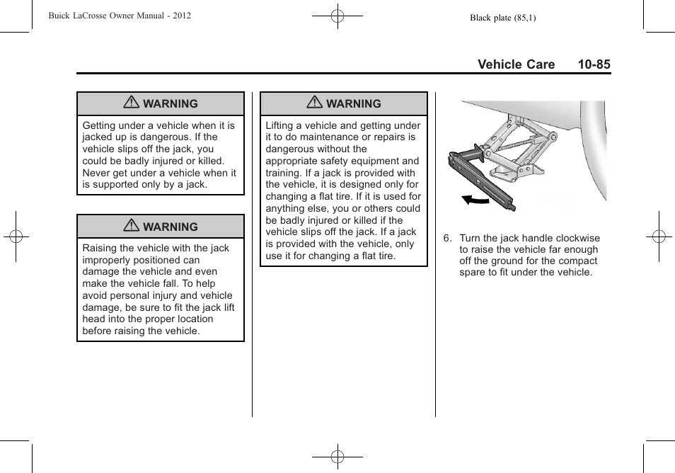 Buick 2012 LaCrosse User Manual | Page 411 / 496