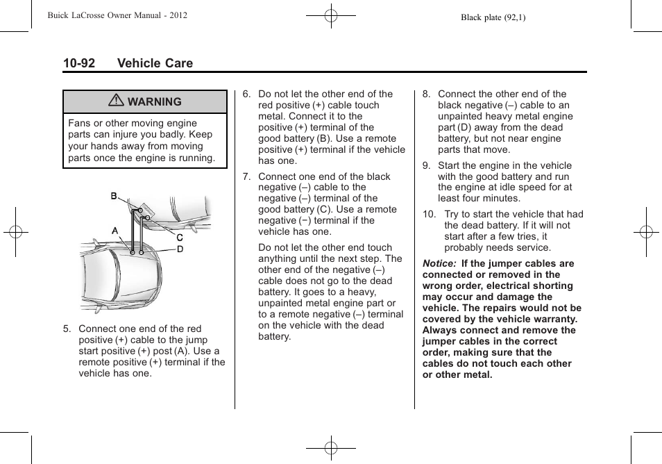Buick 2012 LaCrosse User Manual | Page 418 / 496