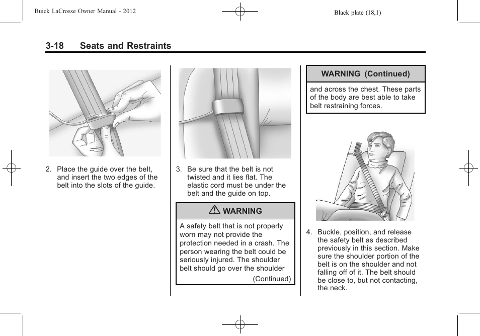 Buick 2012 LaCrosse User Manual | Page 74 / 496
