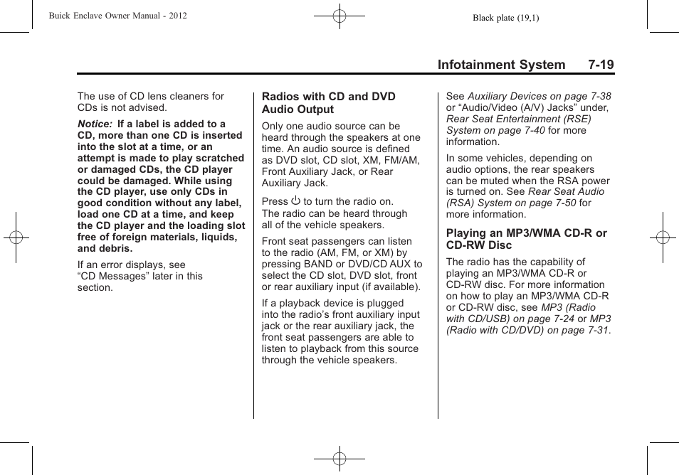 Buick 2012 Enclave User Manual | Page 203 / 474