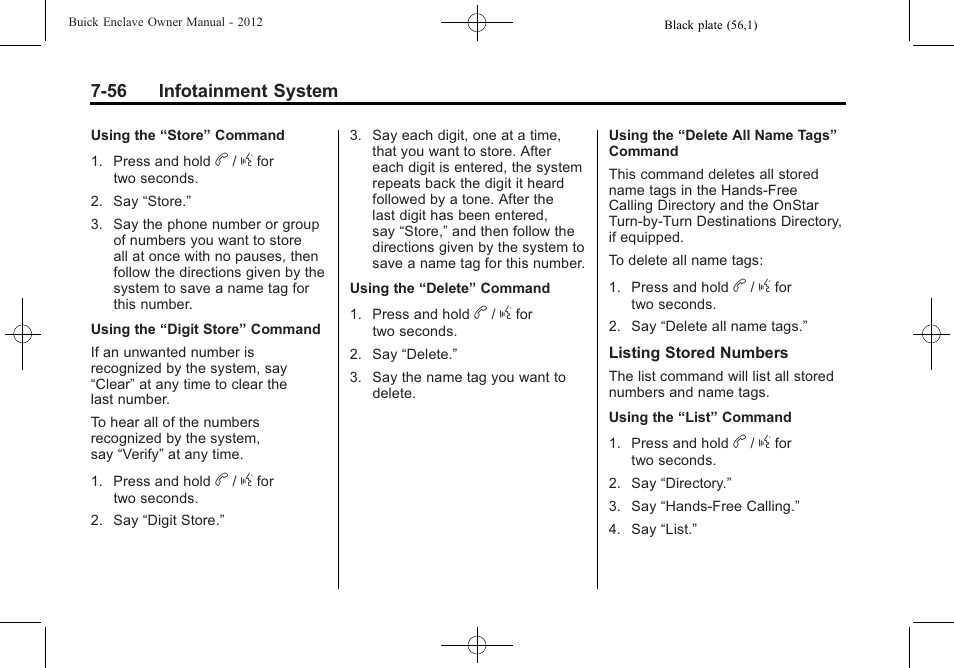 Buick 2012 Enclave User Manual | Page 240 / 474