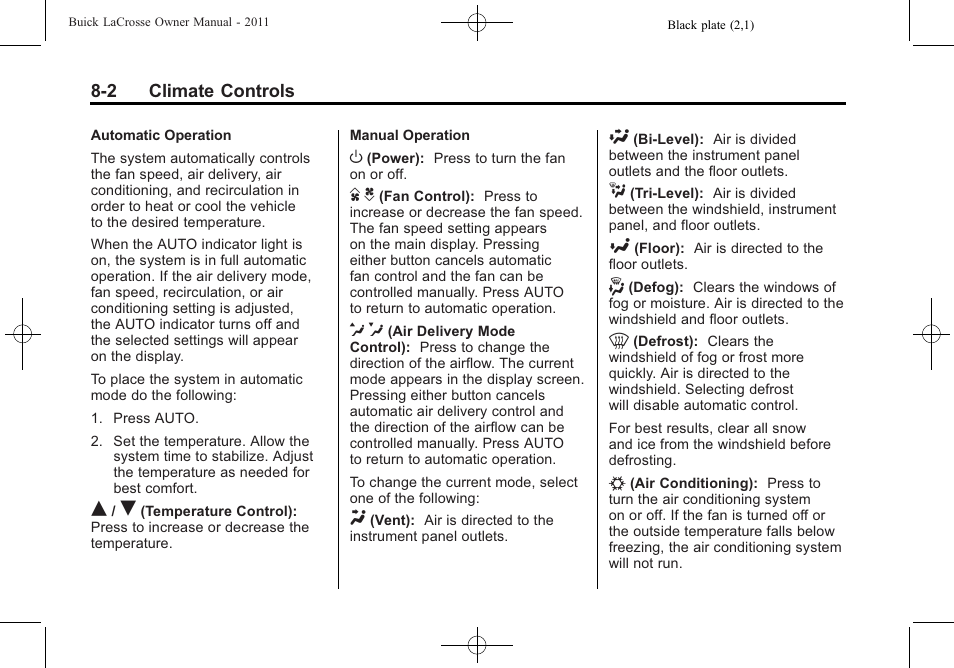 Buick 2011 Lacrosse User Manual | Page 242 / 462