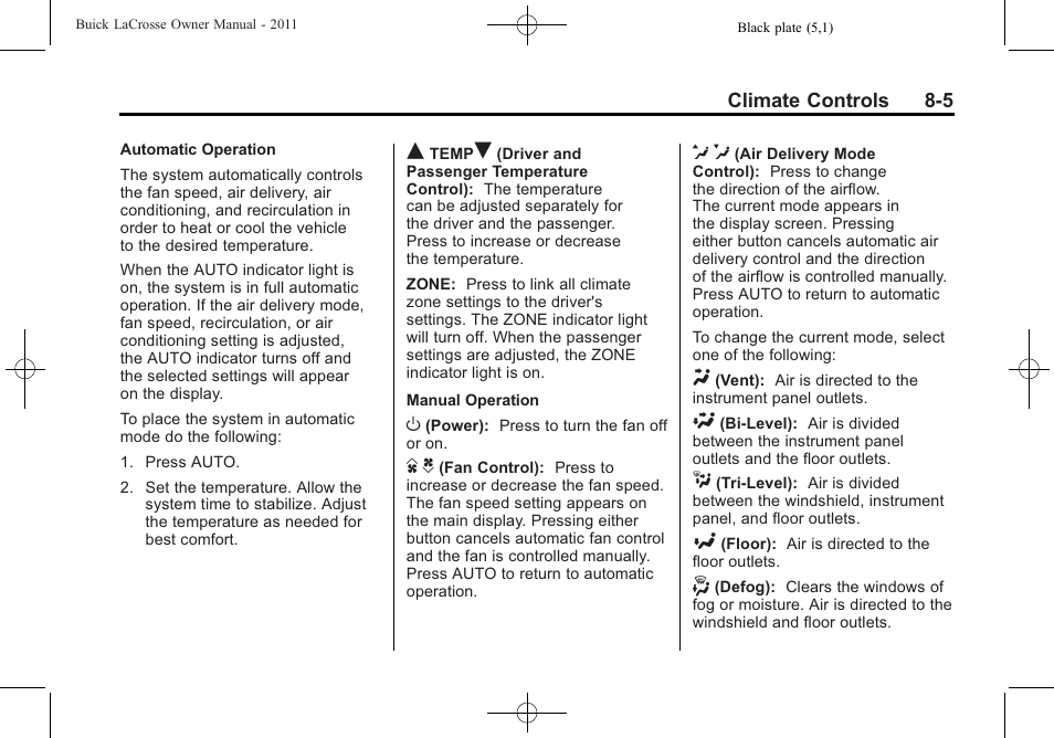 Buick 2011 Lacrosse User Manual | Page 245 / 462