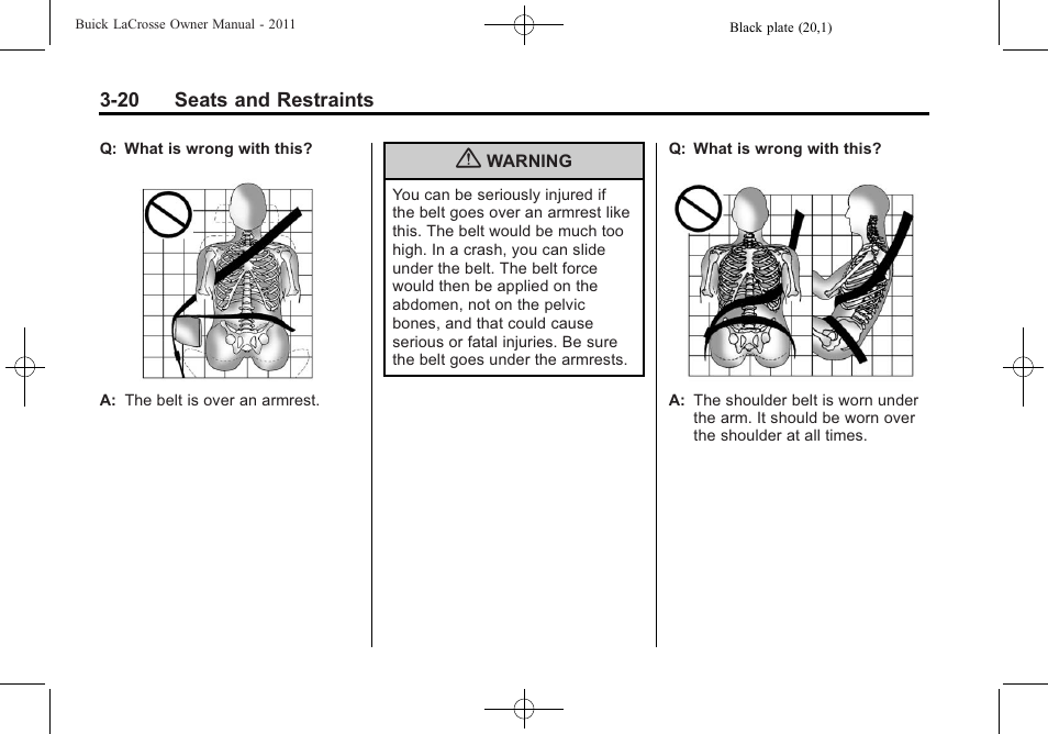 Buick 2011 Lacrosse User Manual | Page 74 / 462