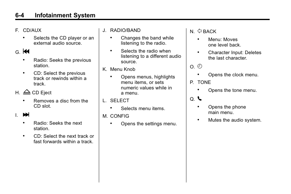 4 infotainment system | Buick 2010 Lacrosse User Manual | Page 148 / 418