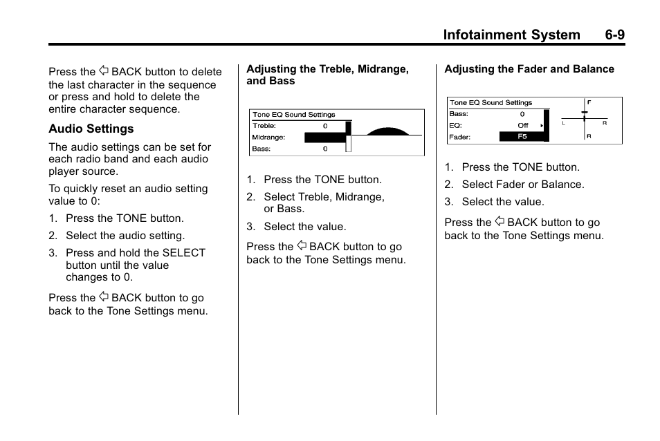 Infotainment system 6-9 | Buick 2010 Lacrosse User Manual | Page 153 / 418
