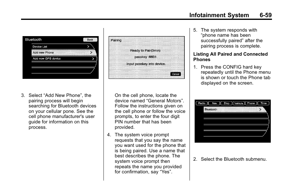 Infotainment system 6-59 | Buick 2010 Lacrosse User Manual | Page 203 / 418
