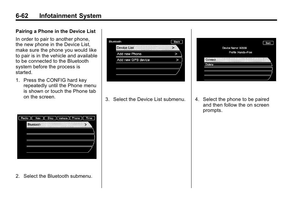 62 infotainment system | Buick 2010 Lacrosse User Manual | Page 206 / 418