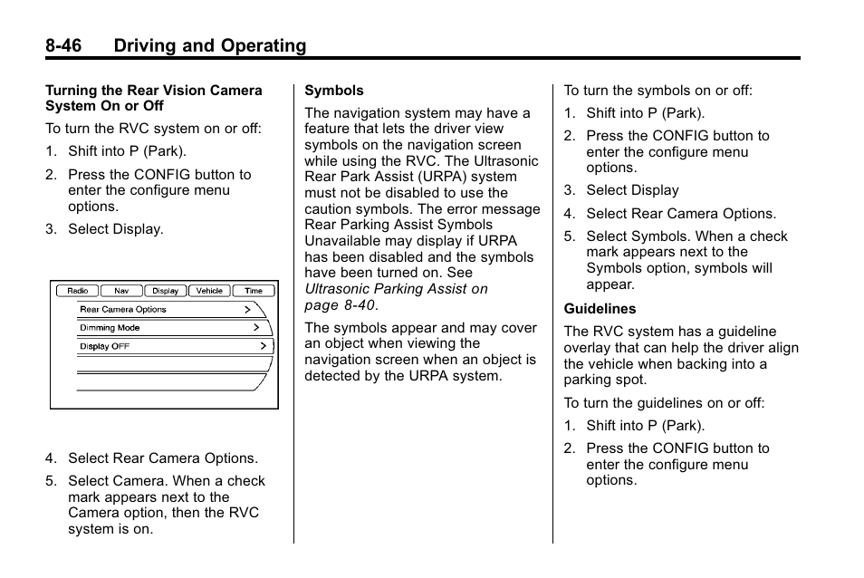 46 driving and operating | Buick 2010 Lacrosse User Manual | Page 266 / 418