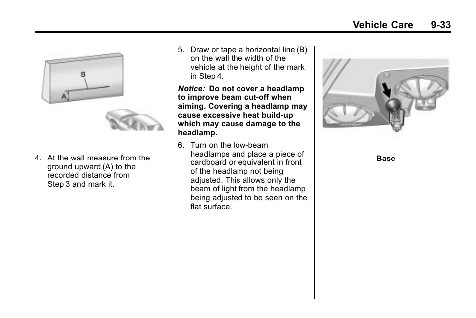 Vehicle care 9-33 | Buick 2010 Lacrosse User Manual | Page 313 / 418