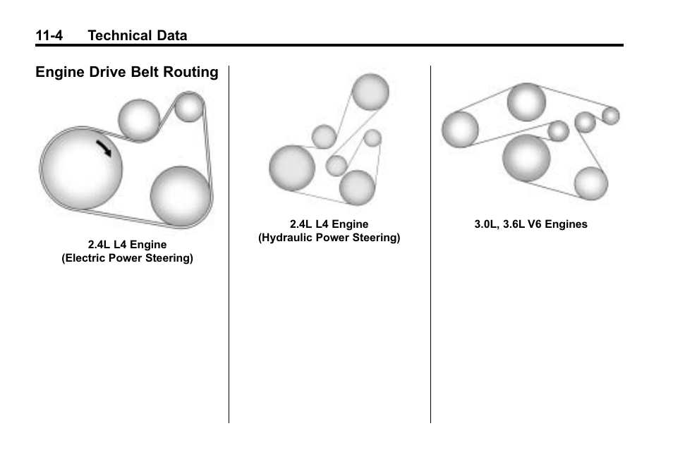 Engine drive belt routing, Engine drive belt routing -4 | Buick 2010 Lacrosse User Manual | Page 388 / 418