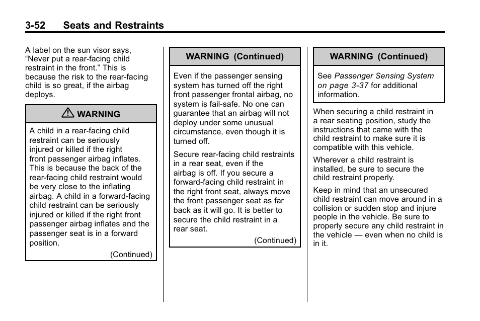 Buick 2010 Enclave User Manual | Page 102 / 440