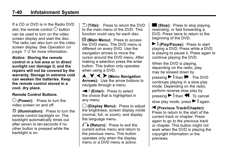 Buick 2010 Enclave User Manual | Page 218 / 440