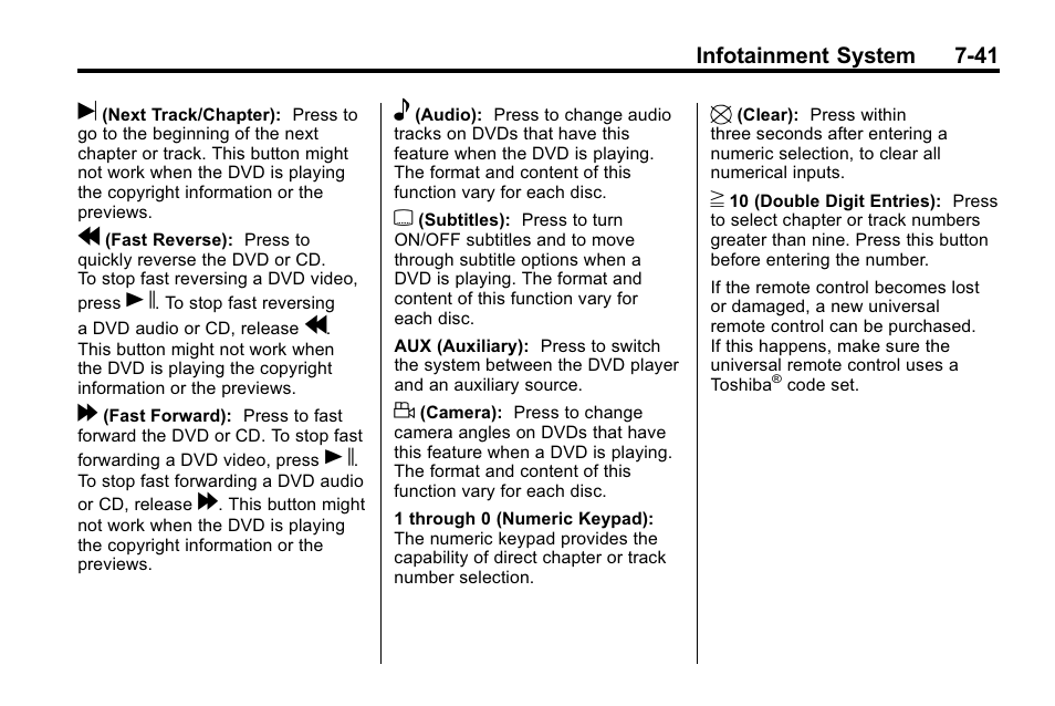 Buick 2010 Enclave User Manual | Page 219 / 440