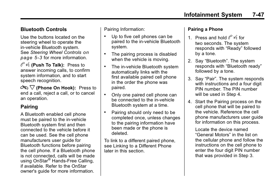 Infotainment system 7-47 | Buick 2010 Enclave User Manual | Page 225 / 440