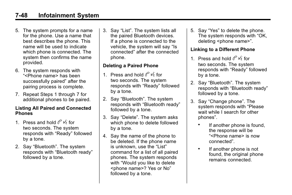 48 infotainment system | Buick 2010 Enclave User Manual | Page 226 / 440