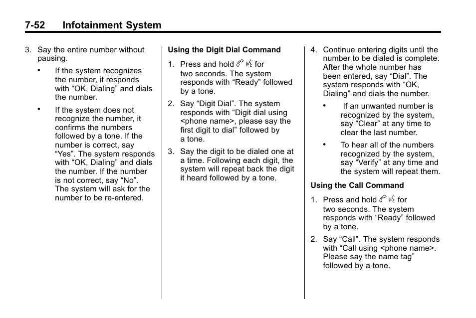 52 infotainment system | Buick 2010 Enclave User Manual | Page 230 / 440