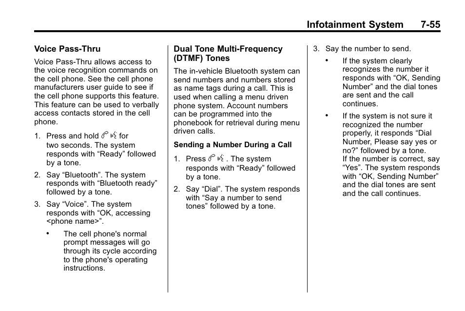 Infotainment system 7-55 | Buick 2010 Enclave User Manual | Page 233 / 440