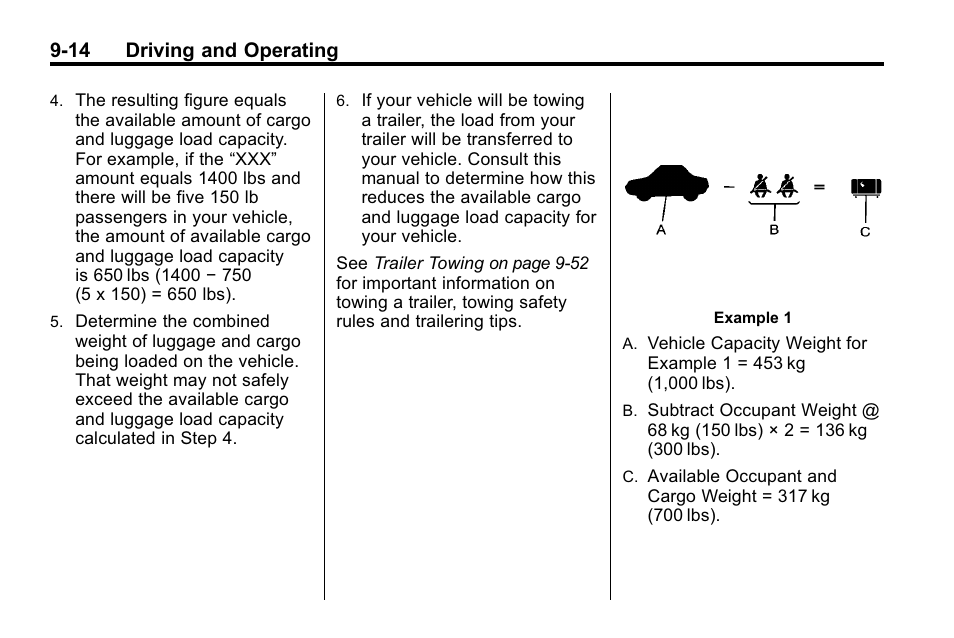 14 driving and operating | Buick 2010 Enclave User Manual | Page 258 / 440