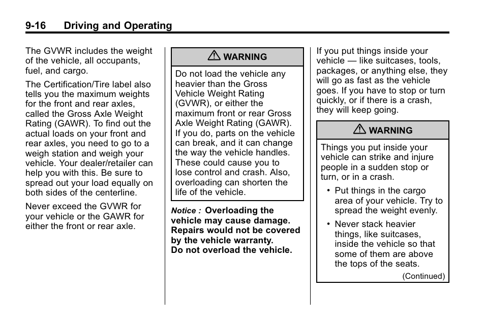 Buick 2010 Enclave User Manual | Page 260 / 440