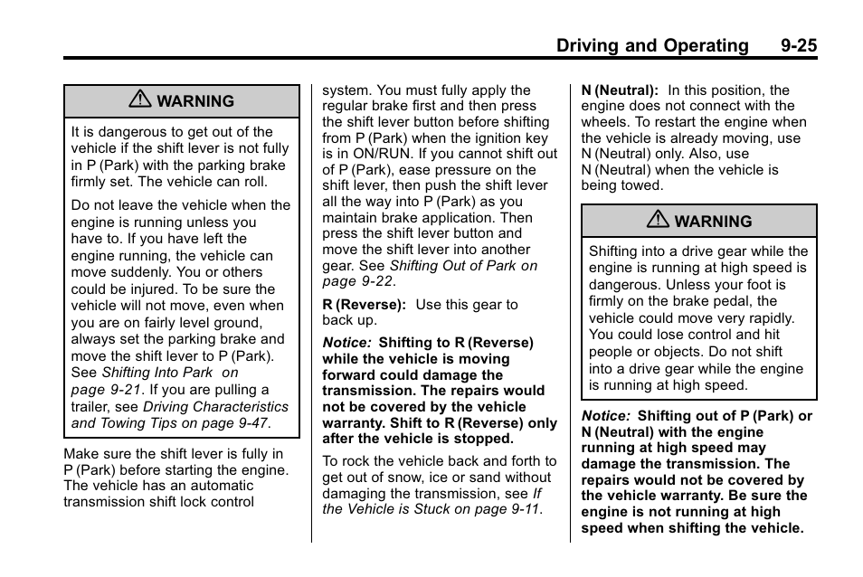 Buick 2010 Enclave User Manual | Page 269 / 440