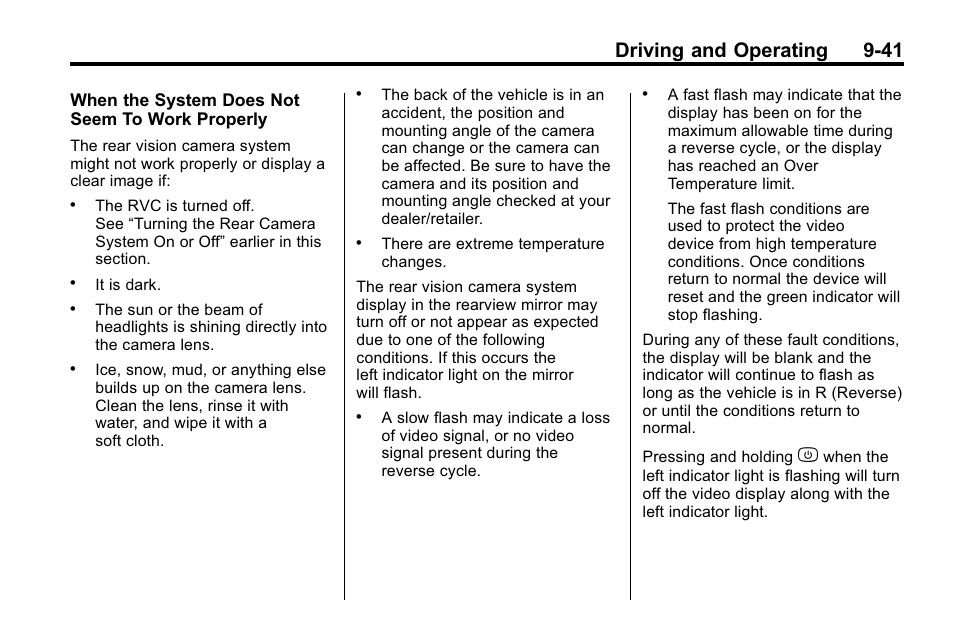 Driving and operating 9-41 | Buick 2010 Enclave User Manual | Page 285 / 440