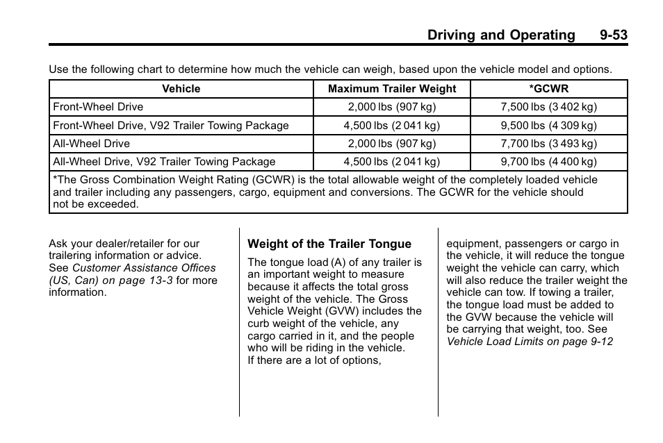 Driving and operating 9-53 | Buick 2010 Enclave User Manual | Page 297 / 440