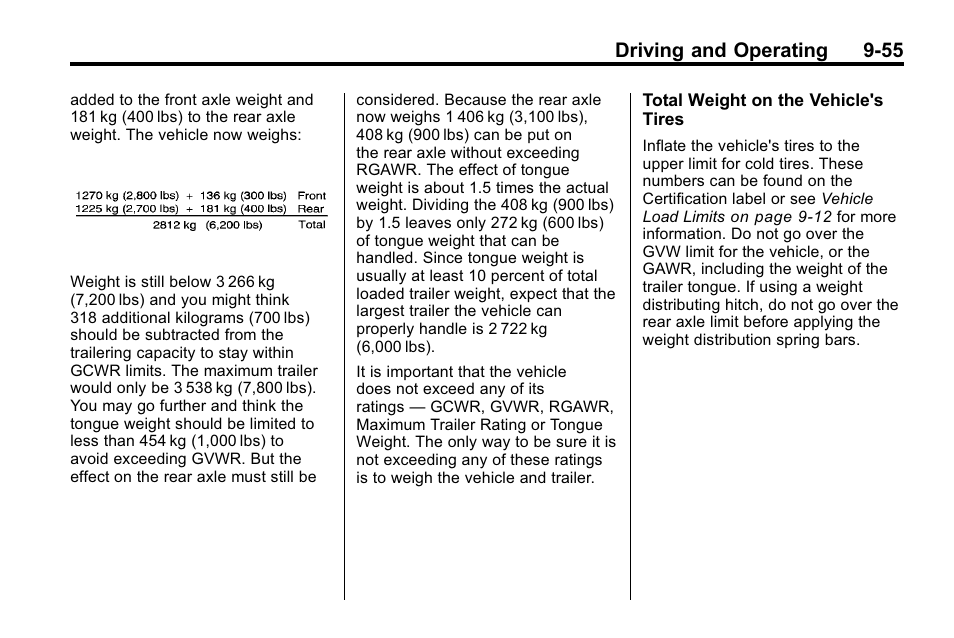 Driving and operating 9-55 | Buick 2010 Enclave User Manual | Page 299 / 440