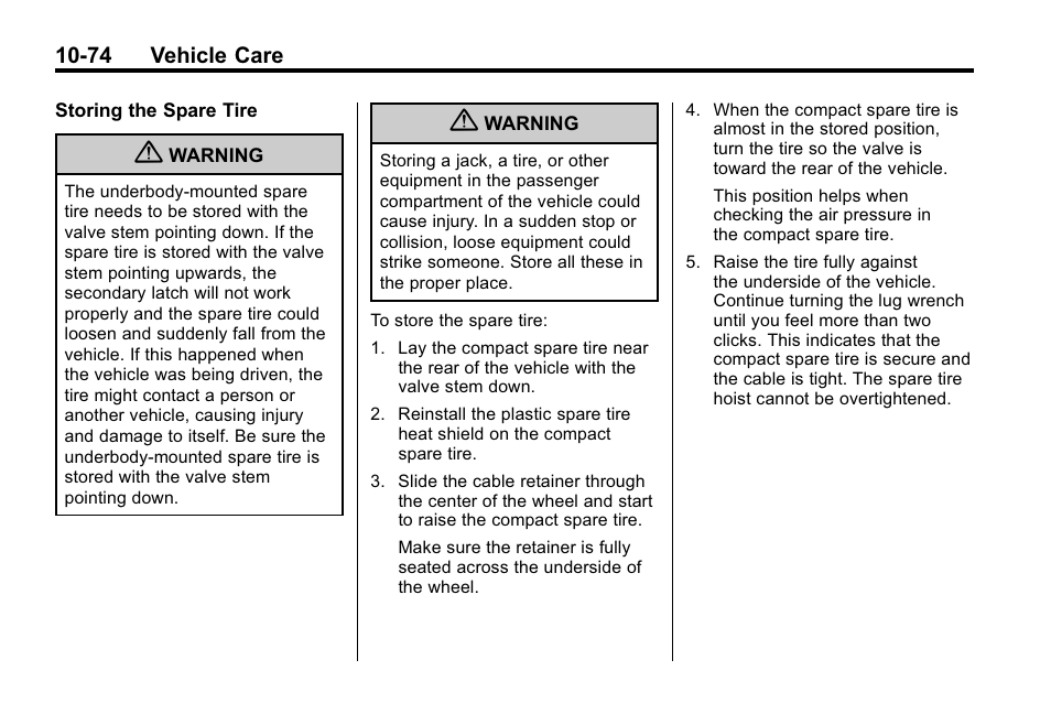 Buick 2010 Enclave User Manual | Page 376 / 440