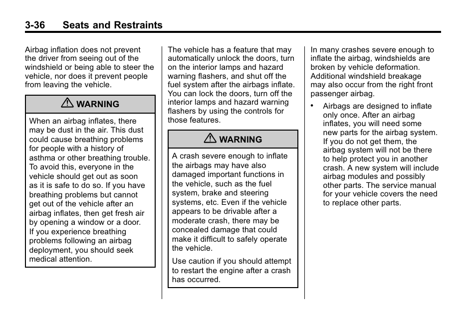 Buick 2010 Enclave User Manual | Page 86 / 440