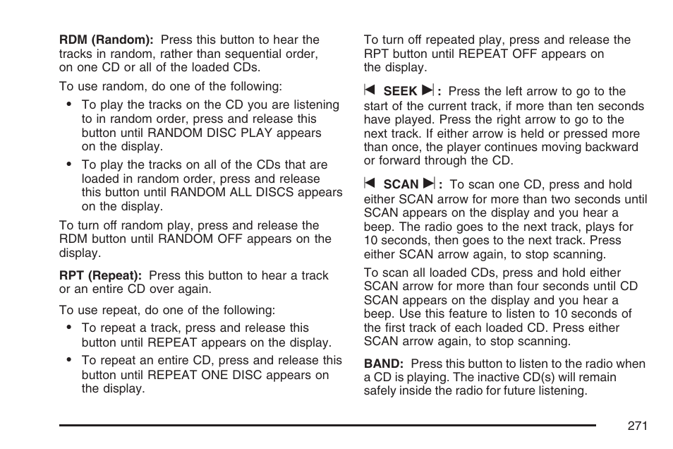 Buick 2007 Terraza User Manual | Page 271 / 562