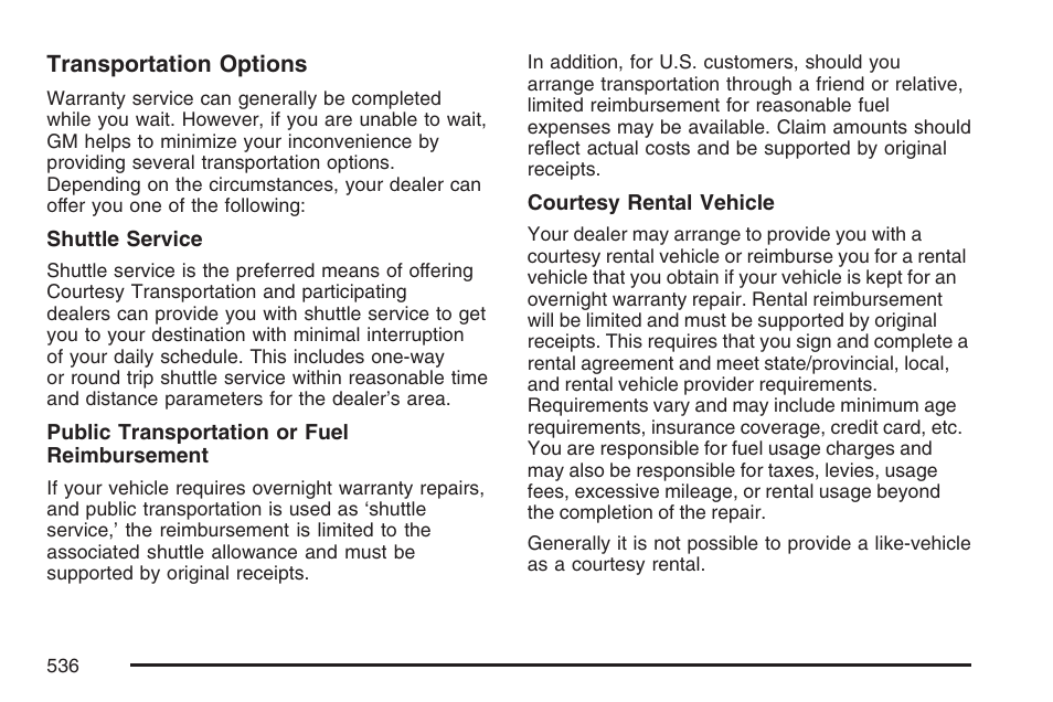 Buick 2007 Terraza User Manual | Page 536 / 562