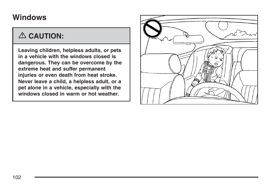 Windows | Buick 2007 LaCrosse User Manual | Page 102 / 512