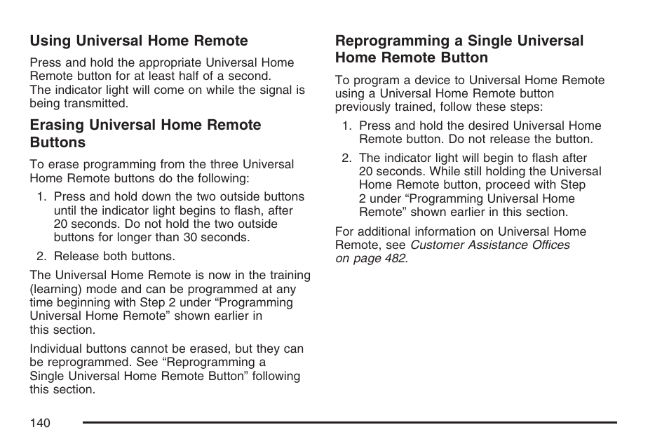 Buick 2007 LaCrosse User Manual | Page 140 / 512