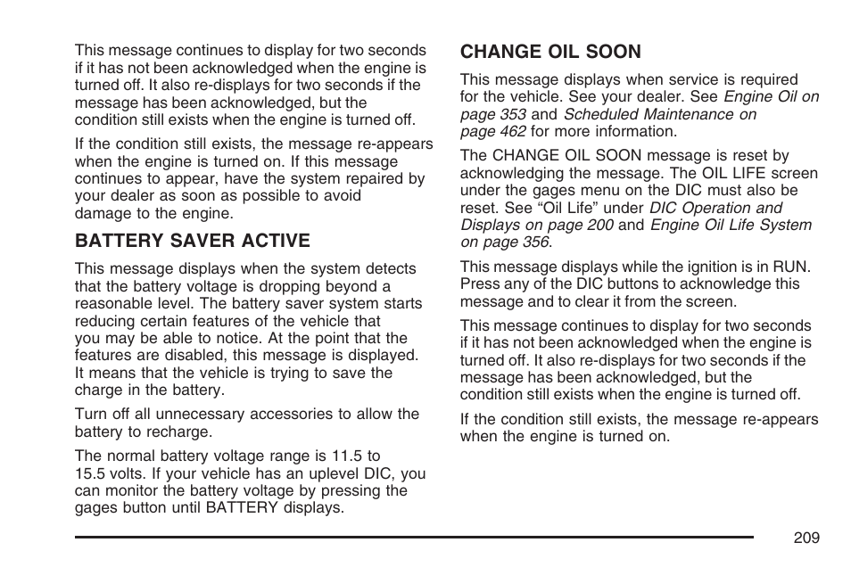 Buick 2007 LaCrosse User Manual | Page 209 / 512