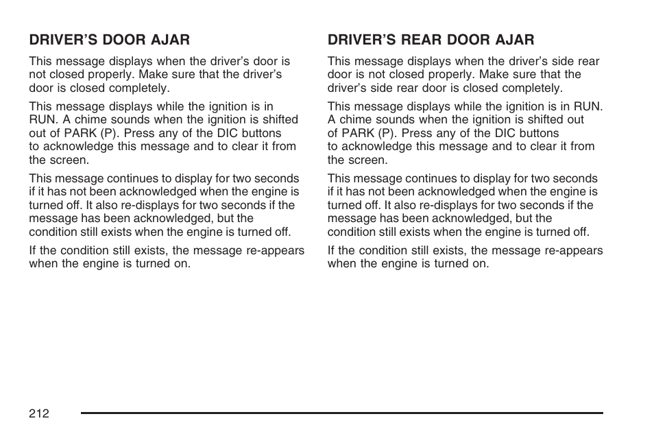 Buick 2007 LaCrosse User Manual | Page 212 / 512
